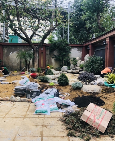 DỰ ÁN THI CÔNG SÂN VƯỜN